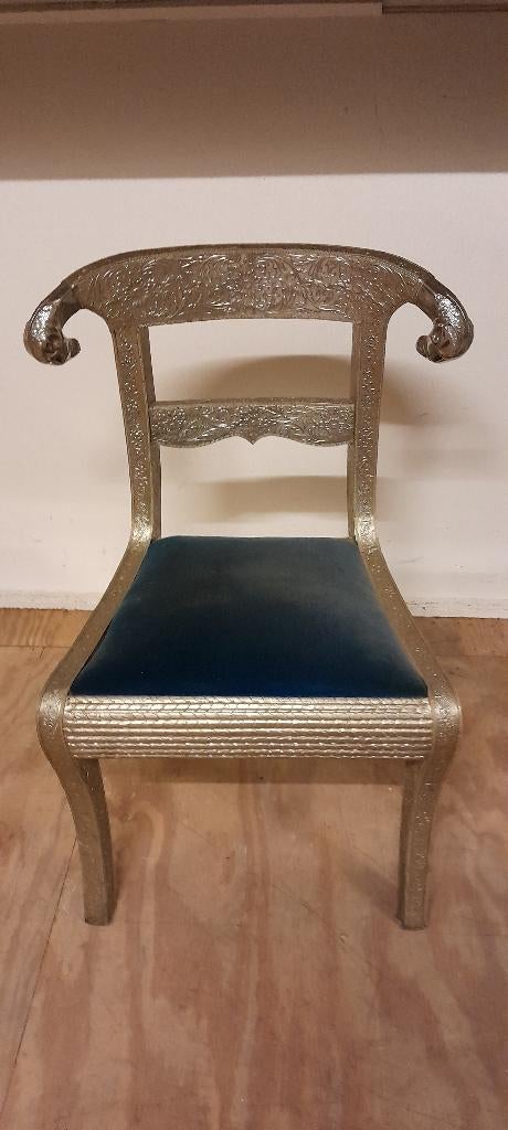 Etalagemateriaal stoel, Ophalen, Overige materialen, Blauw, Zo goed als nieuw