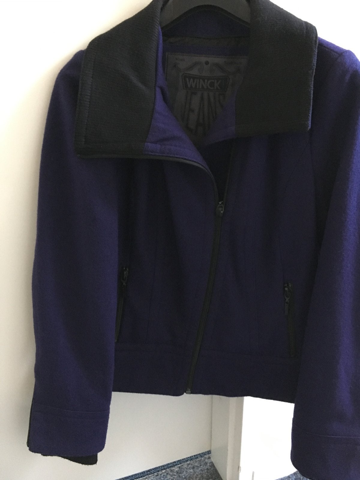 Winck Jeans dames jas, Ophalen, Zo goed als nieuw, Maat 38/40 (M), Blauw