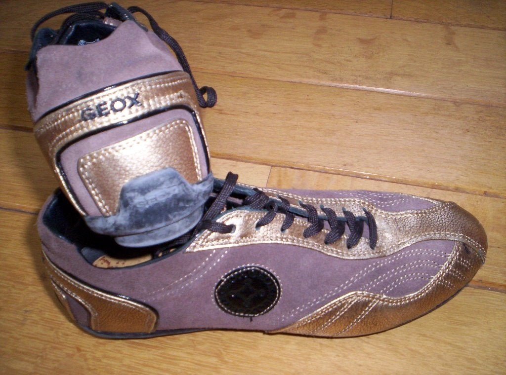 GEOX sneakers bruin gouden maat 39 - nieuw -, Geox, Bruin, Nieuw, Ophalen of Verzenden