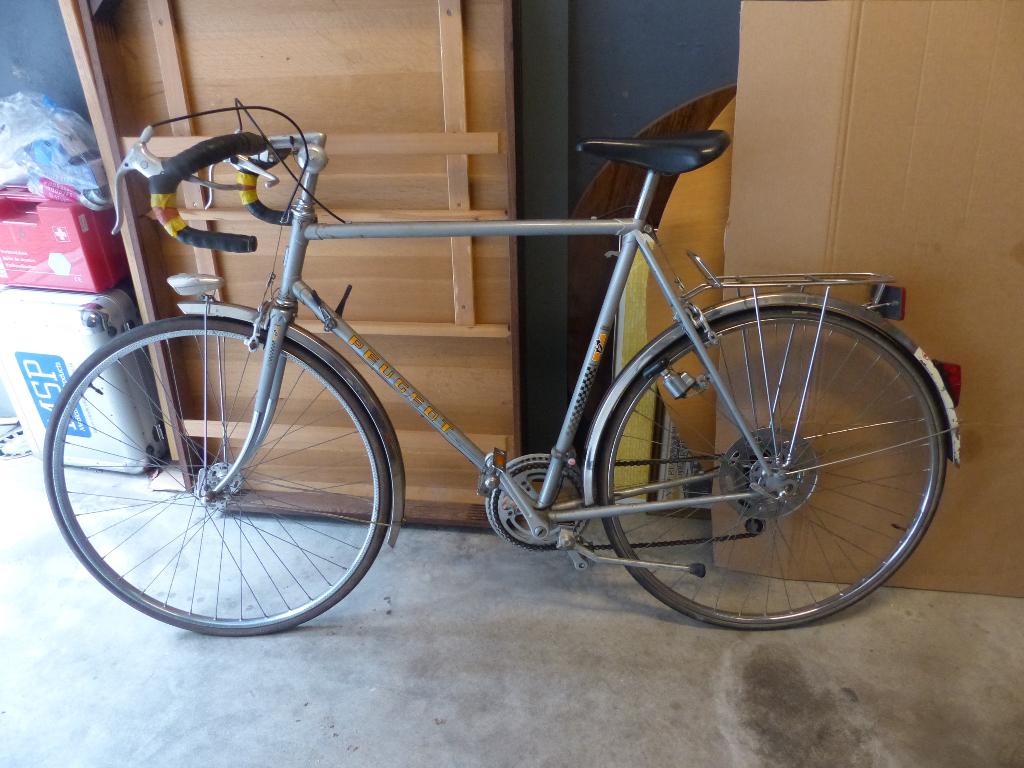 Peugeot vintage retro racefiets., Jaren '60 of nieuwer, Velgrem, 55 tot 59 cm, Ophalen