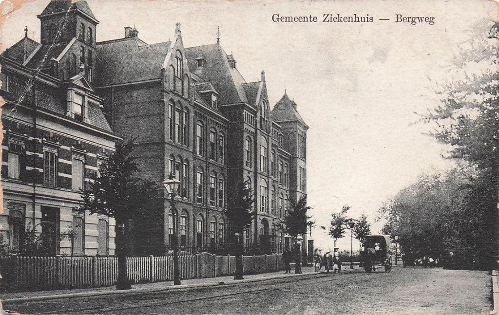 702-330-007 Rotterdam Gemeente Ziekenhuis Bergweg, Verzenden, Voor 1920, Zuid-Holland