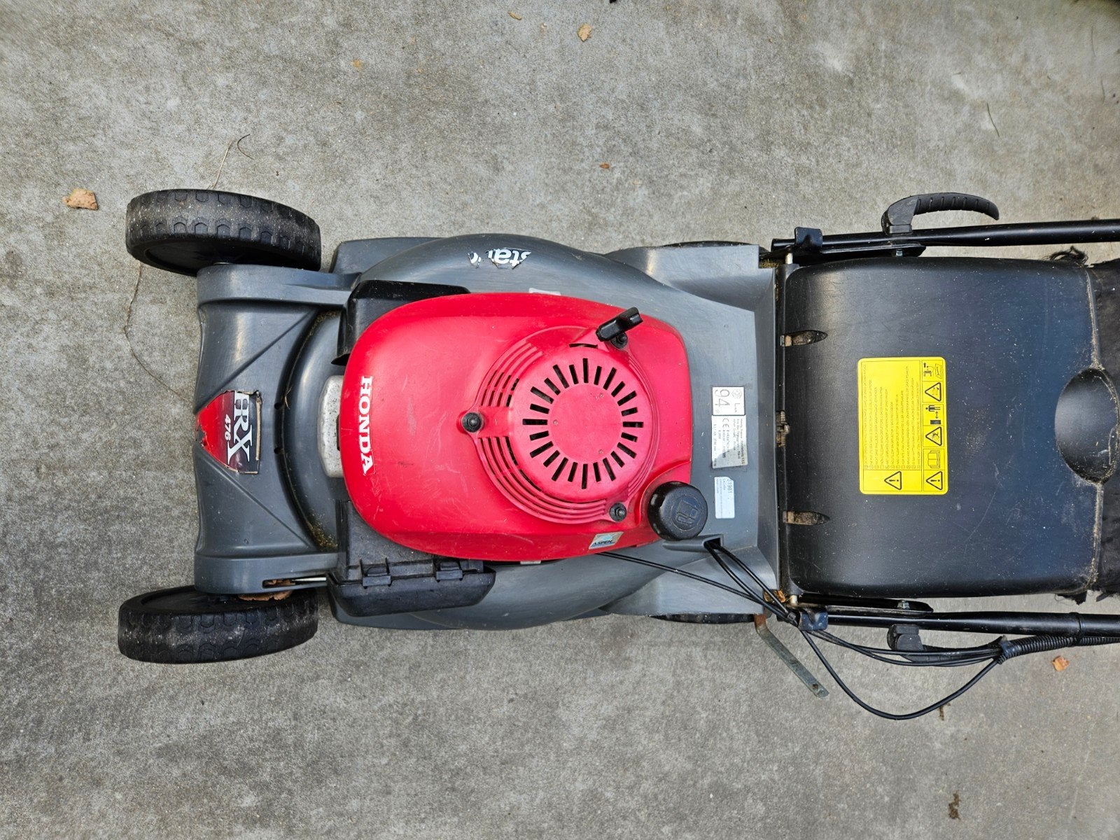 Honda HRX476CHXE – 47cm –zelfrijdende Honda kwaliteitsmaaier, Ophalen, Gebruikt