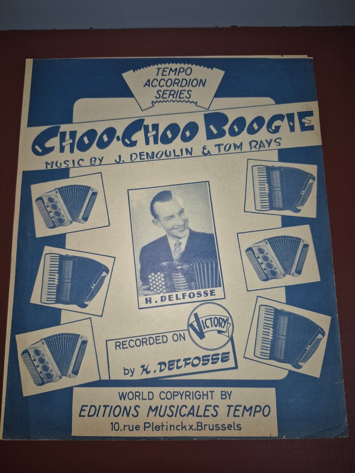 Choo-Choo Boogie - Accordeon bladmuziek, Muziek en Instrumenten, Bladmuziek, Ophalen of Verzenden
