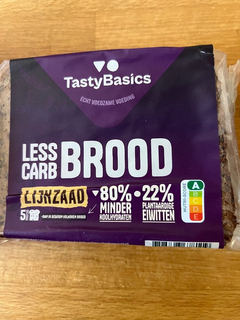 Koolhydraatarm Tasty Basics brood / Leev low carb crackers, Ophalen
