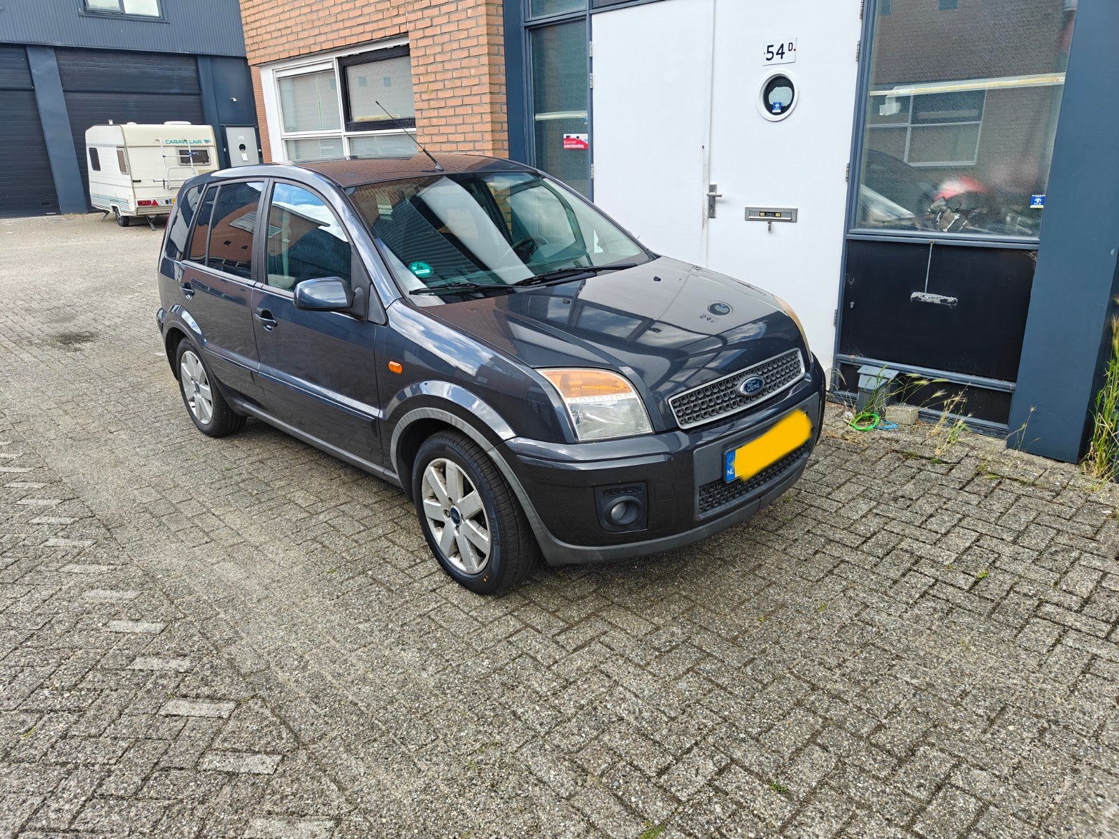 Ford Fusion 1.4 16V 2008 Grijs, Auto's, Ford, Voorwielaandrijving, 15 km/l, 49 €/maand, Origineel Nederlands