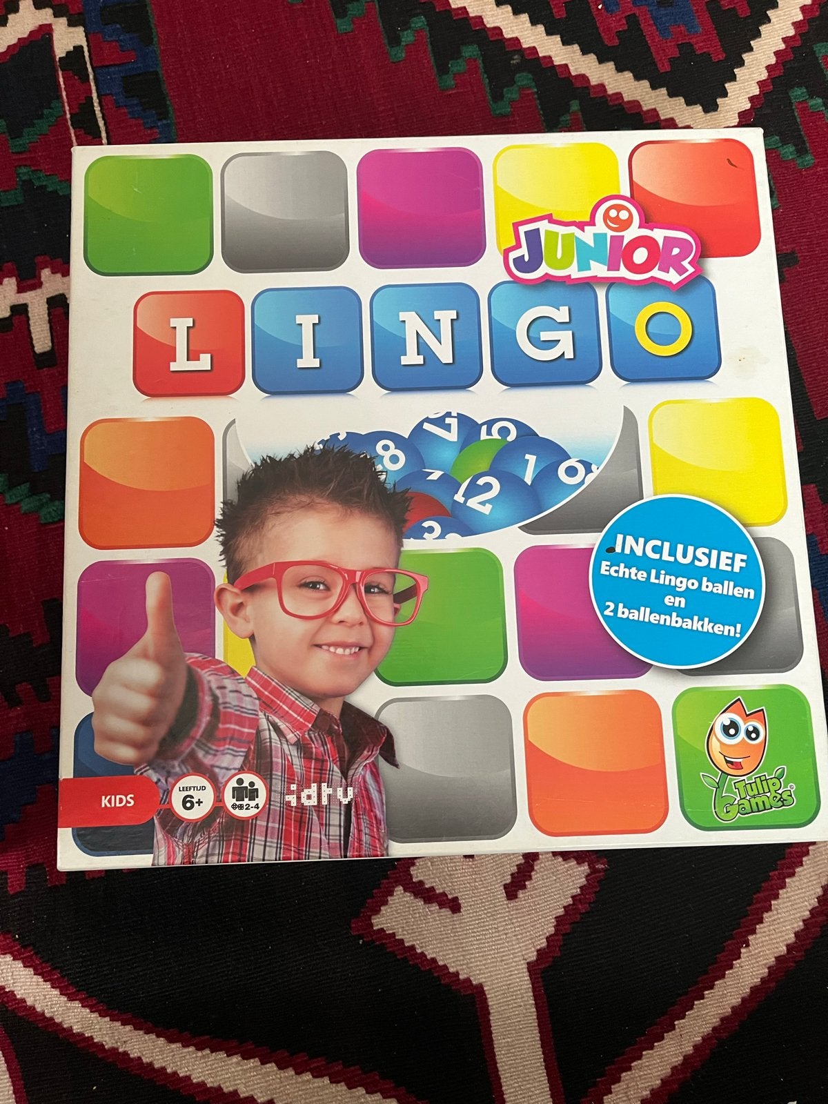 Lingo Junior bordspel - Inclusief Lingo ballen, Drie of vier spelers, Ophalen of Verzenden, Gebruikt