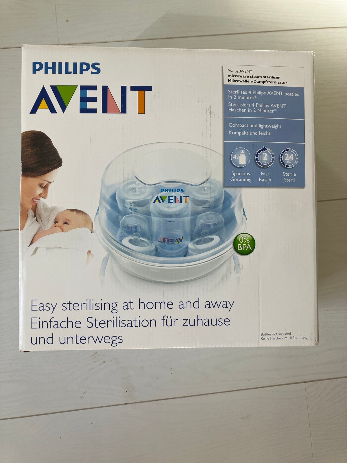Philips AVENT Magnetron Stoomsterilisator, Ophalen of Verzenden, Gebruikt