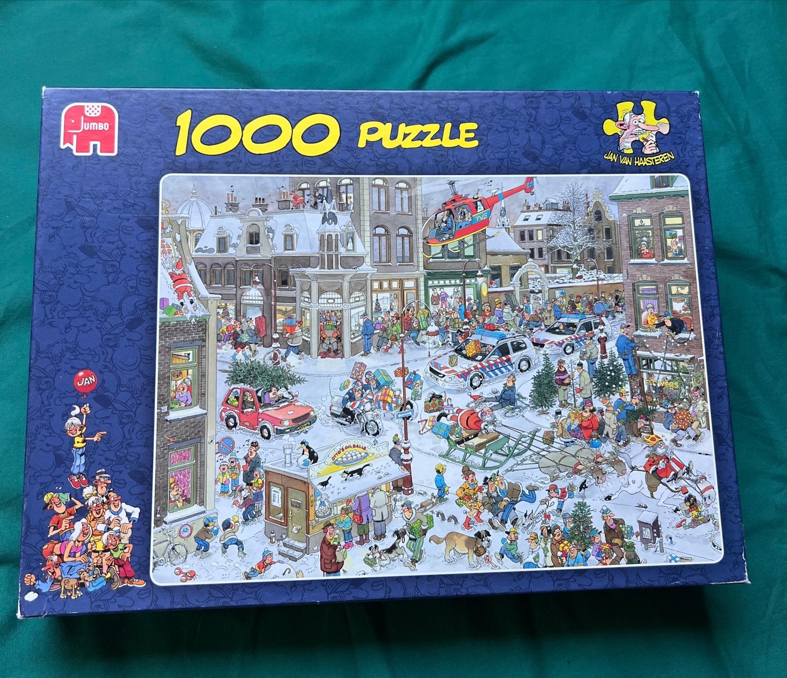 Jan van Haasteren Kerstmis 1000 stukjes puzzel, Hobby en Vrije tijd, Ophalen of Verzenden, 500 t/m 1500 stukjes, Zo goed als nieuw