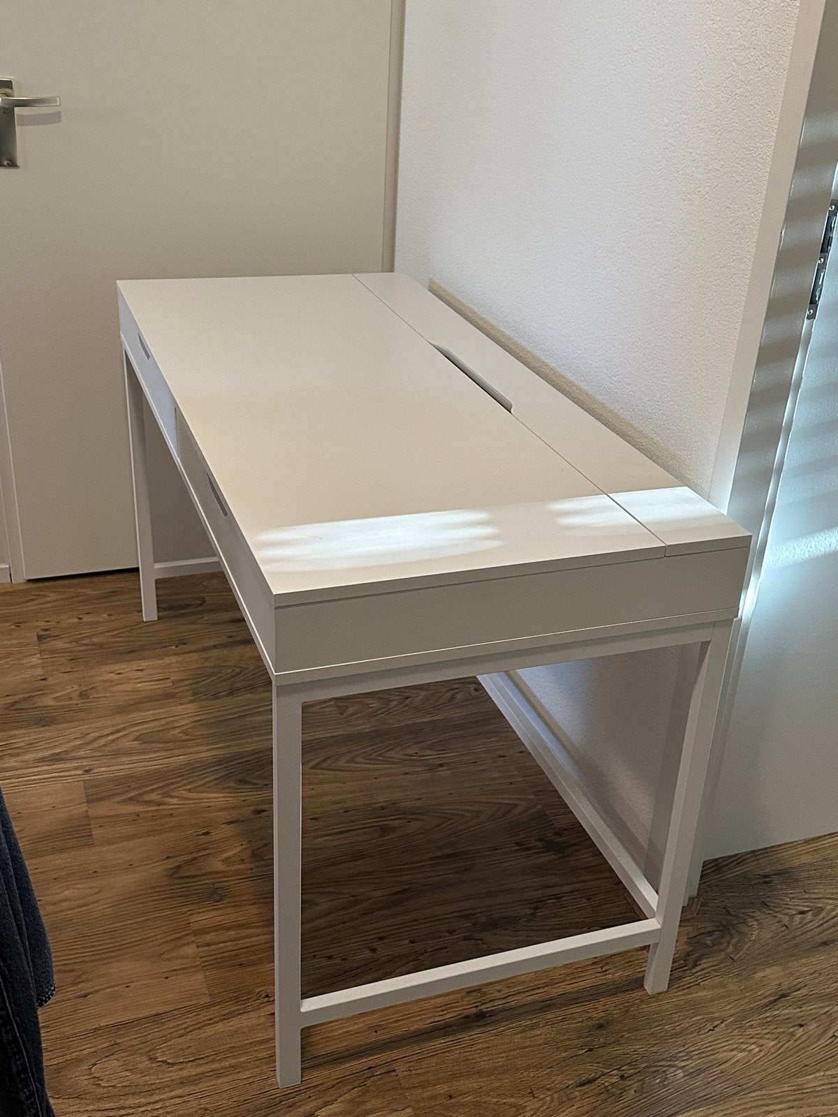 Bureau wit Ikea Alex, Huis en Inrichting, Ophalen, Overige typen, Gebruikt, Met lades