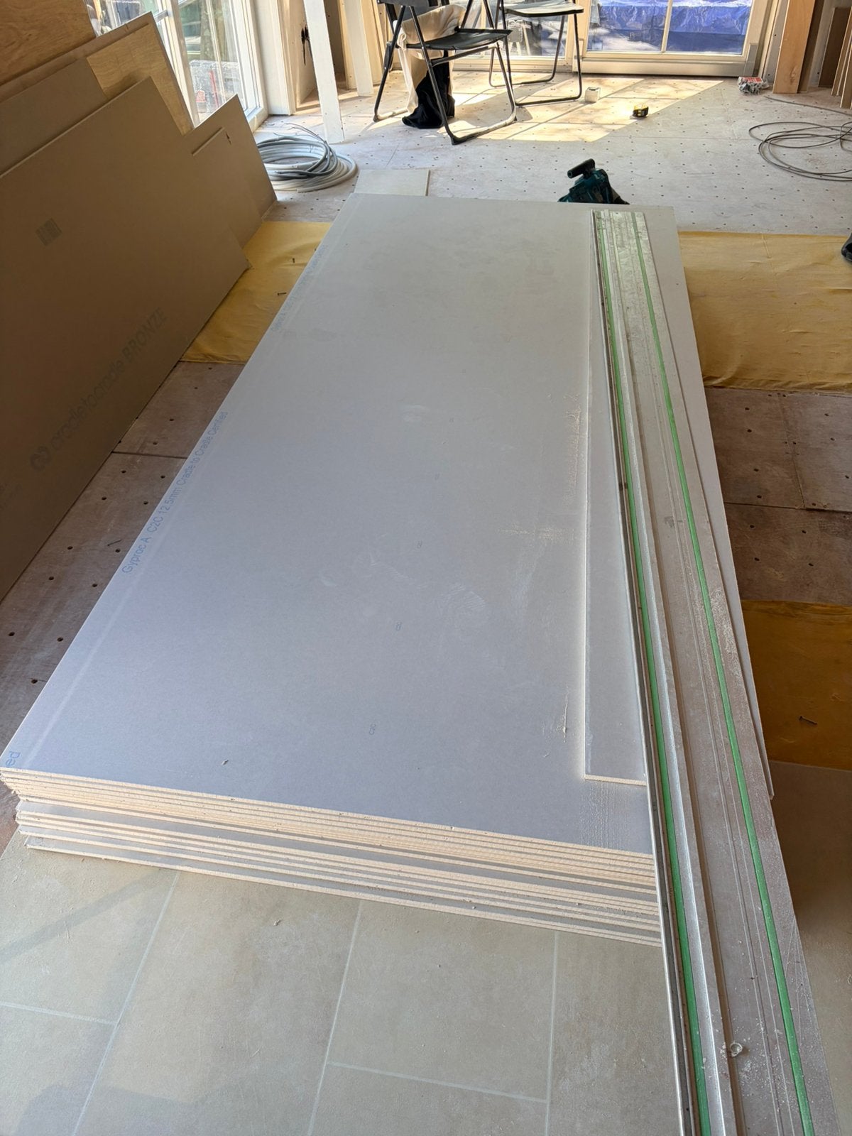 Gipsplaten 260x120 12,5 mm 10 stuks, Ophalen, Zo goed als nieuw, Minder dan 20 mm