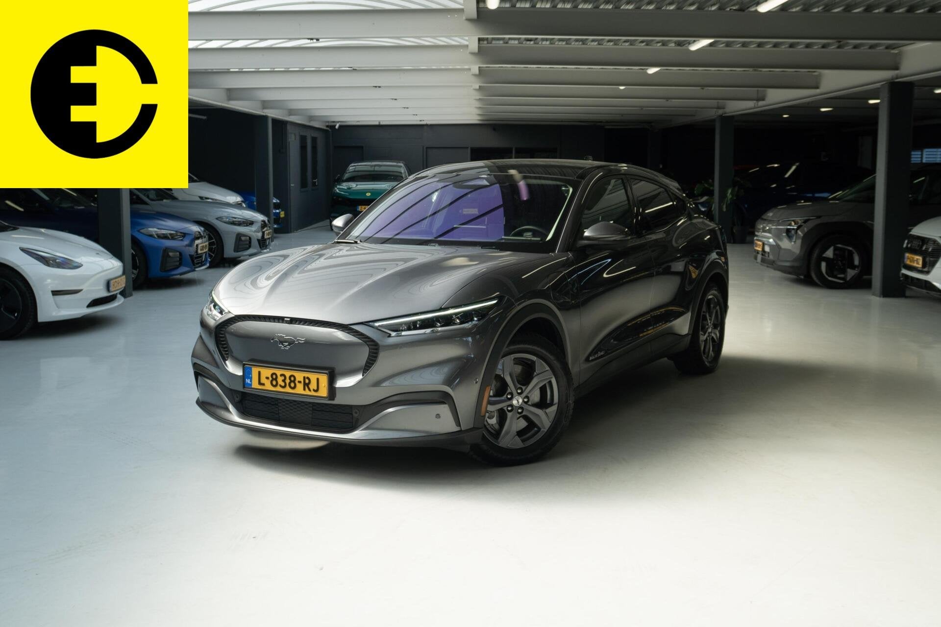 Ford Mustang Mach-E Extended RWD 98 kWh | SOH 94,3% | Pano d, Auto's, Gebruikt, 570 min, Mustang, SUV of Terreinwagen