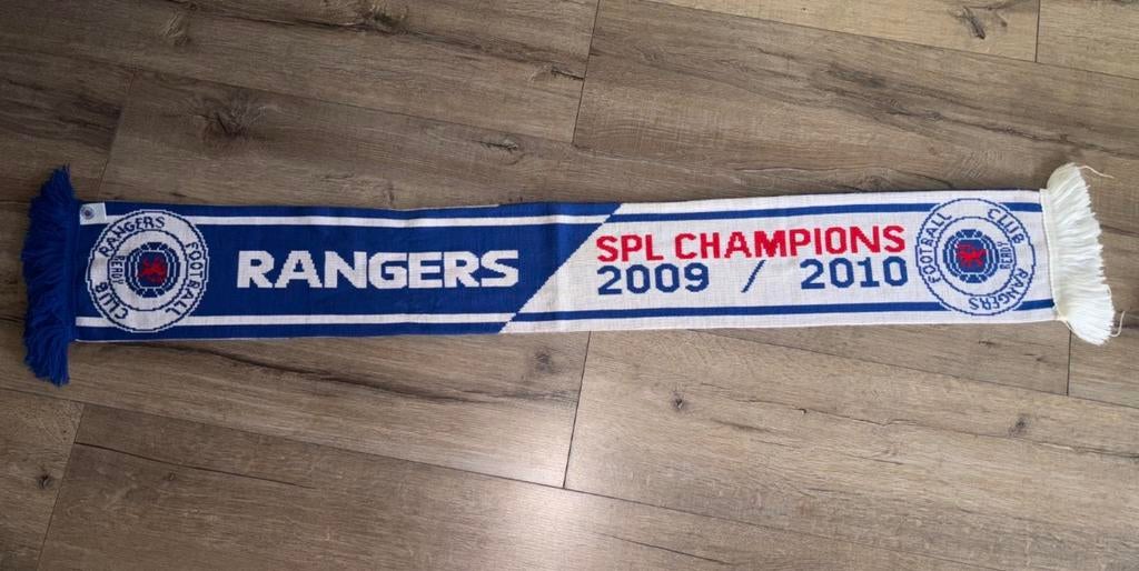 Rangers FC sjaal, Ophalen of Verzenden, Zo goed als nieuw, Buitenlandse clubs, Vaantje of Sjaal