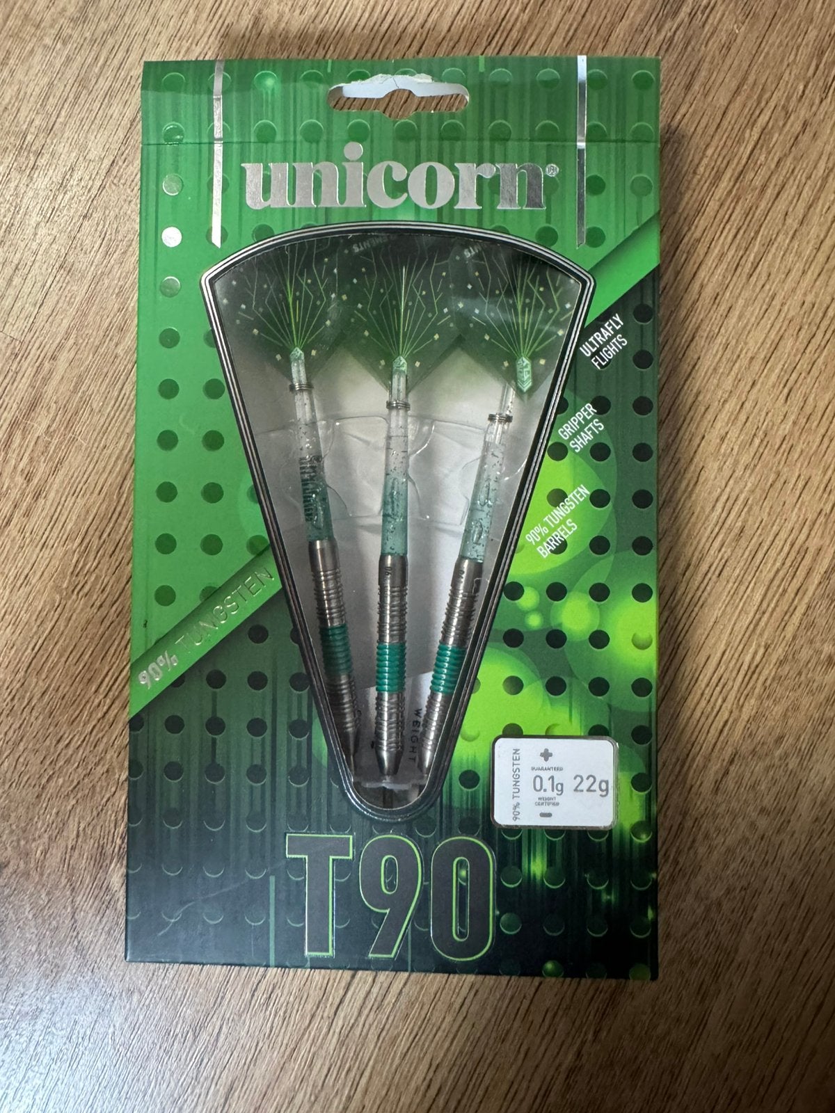 Nieuwe Unicorn T90 Darts - 90% Tungsten, 22g, Unicorn, ., Nieuw, Ophalen of Verzenden