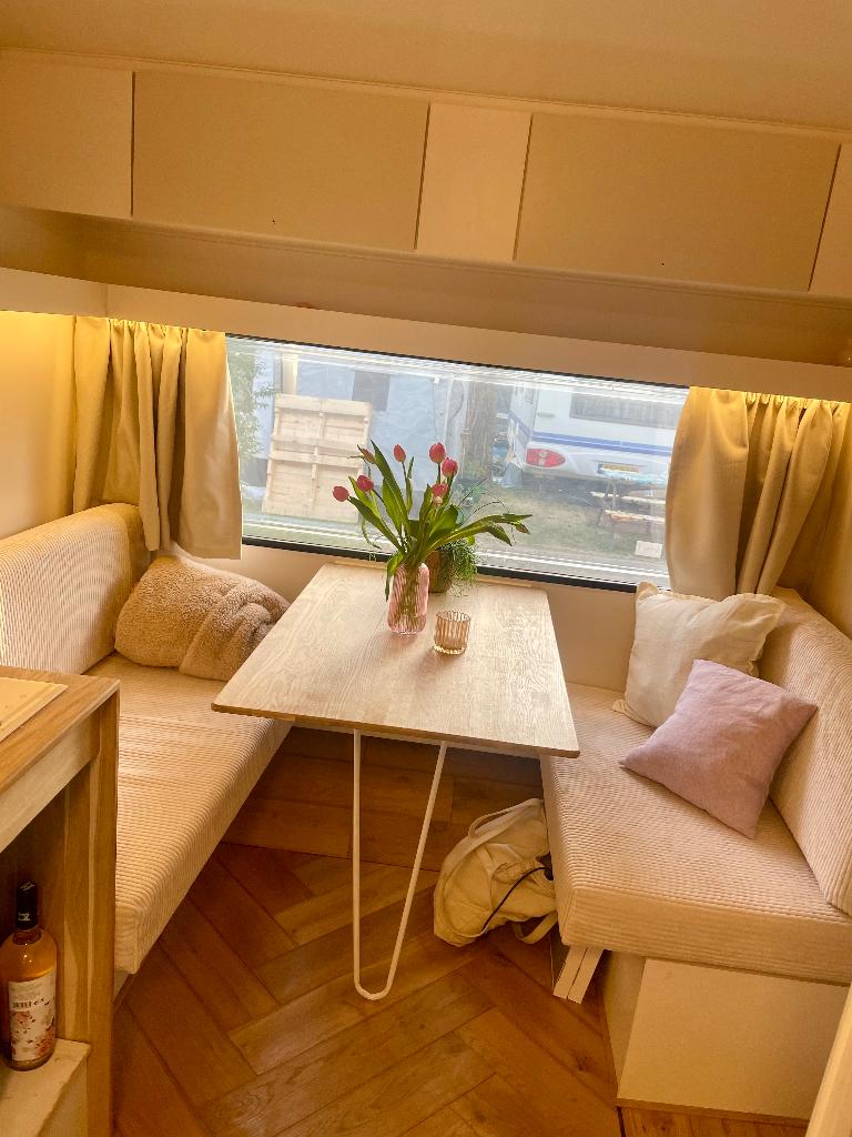 Knaus caravan/ Tiny house, Caravans en Kamperen, Caravans, Standaardzit, 2 aparte bedden, Tot en met 3, Particulier
