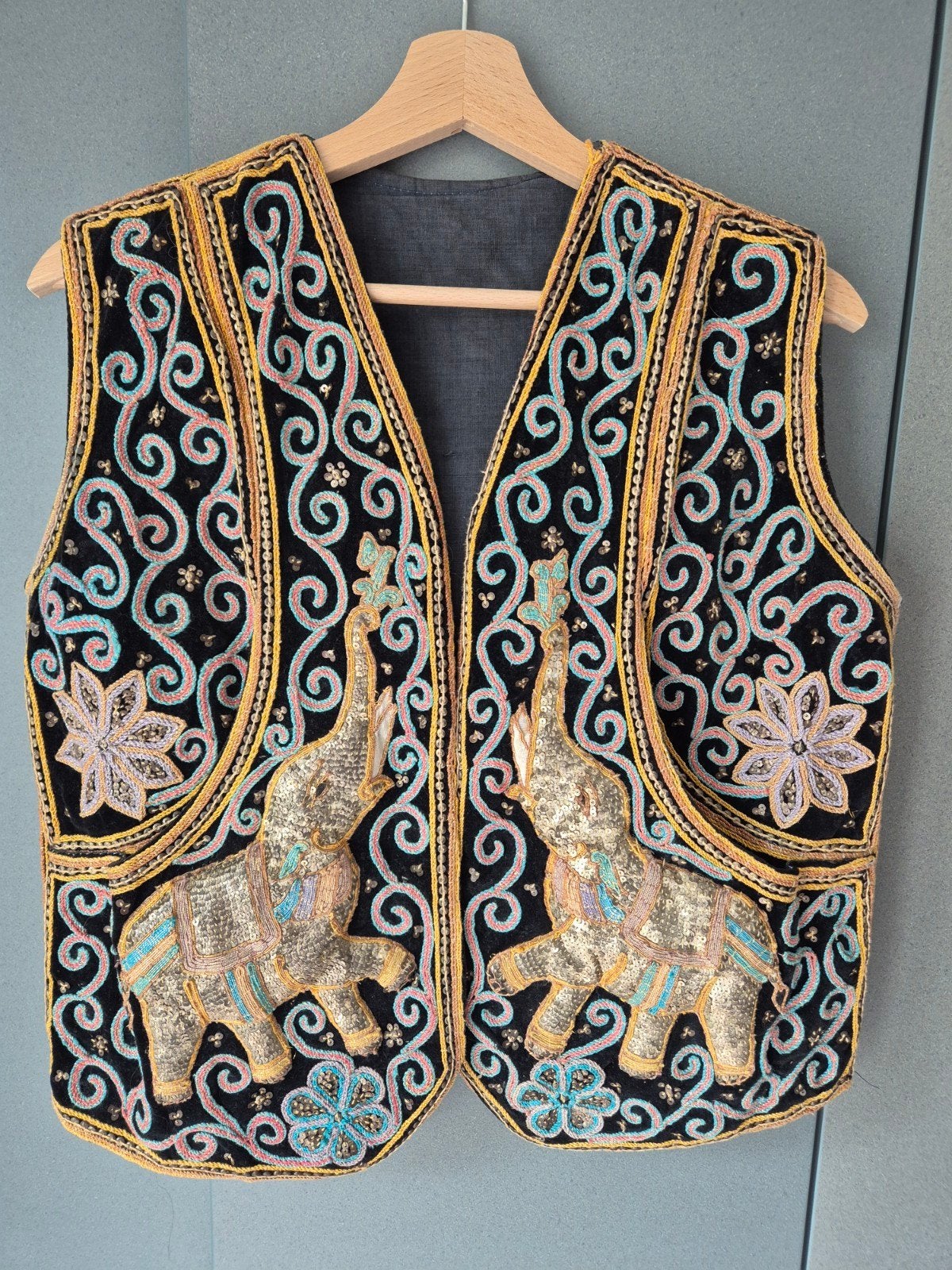 Carol Horn Workshop Gilet met Olifantenborduursel, Kleding | Dames, Carol Horn Workshop, Ophalen of Verzenden, Zo goed als nieuw