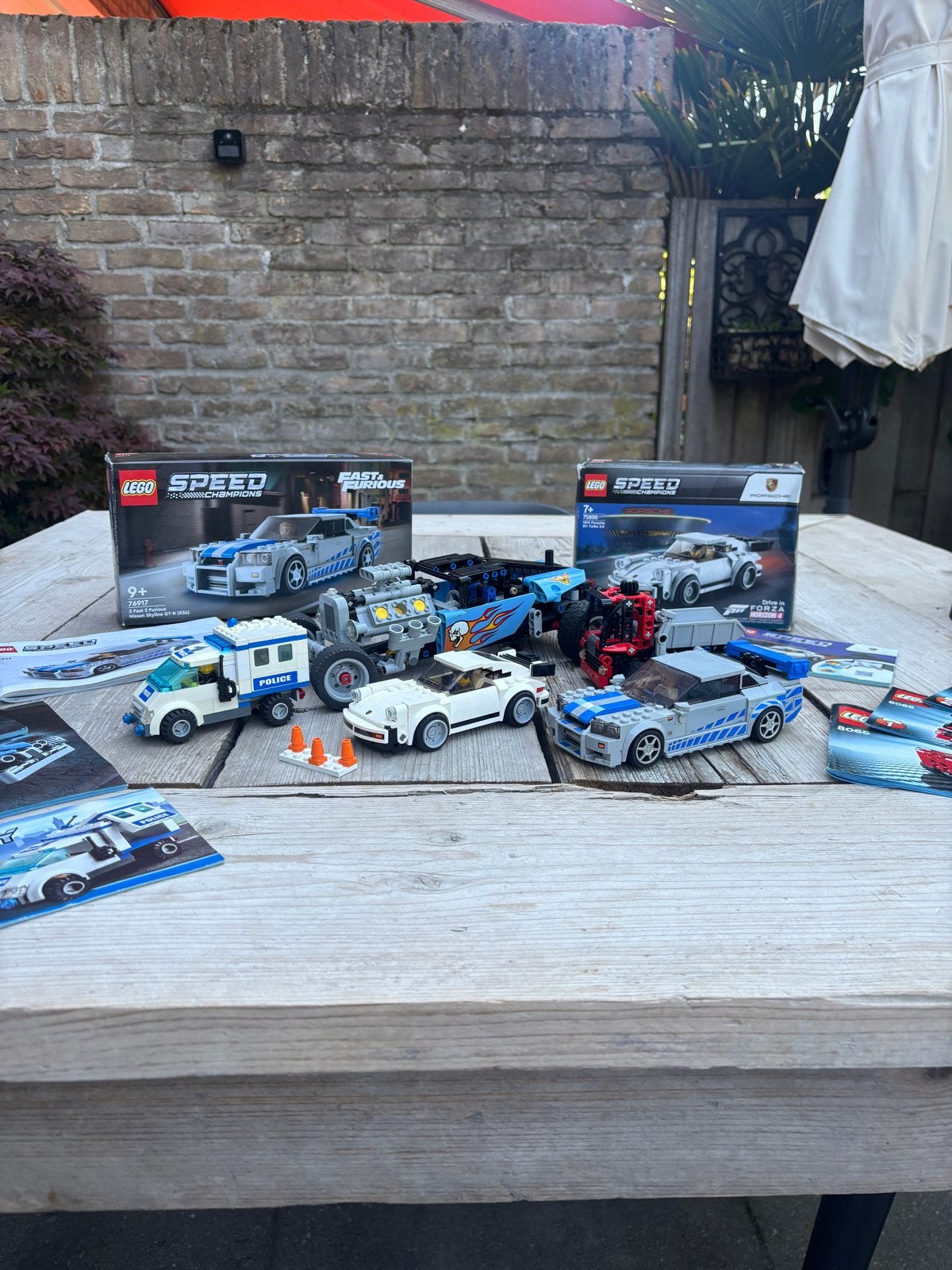 LEGO auto collectie: 5 complete sets met boekjes, Ophalen, Gebruikt, Lego, Speed Champions