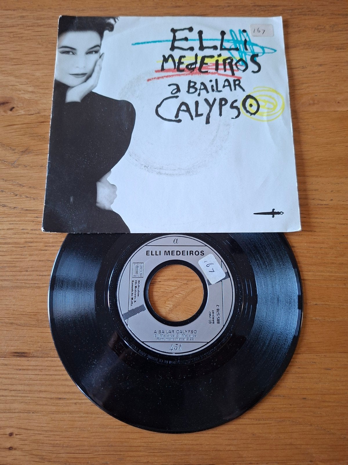 Elli Medeiros - A Bailar Calypso (Vinyl Single), Gebruikt, 7 inch, Ophalen of Verzenden, Pop
