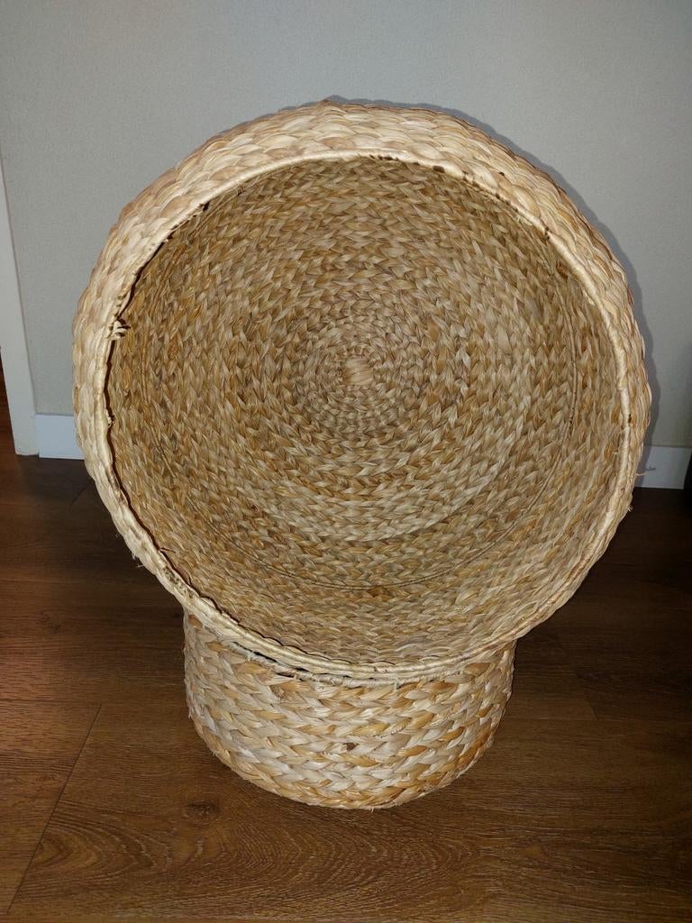 Katten mand van zeegras, Huis en Inrichting, Woonaccessoires | Schalen en Manden, Ophalen, Rond, Riet
