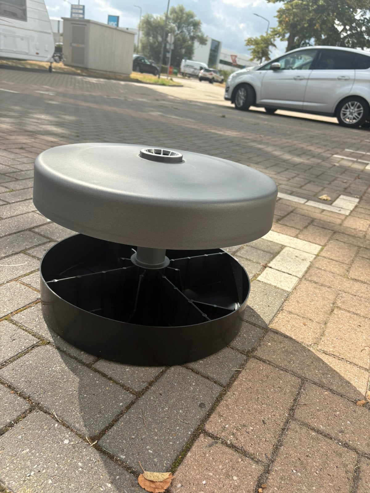 Parasol houder super grip, Ophalen of Verzenden, Zo goed als nieuw