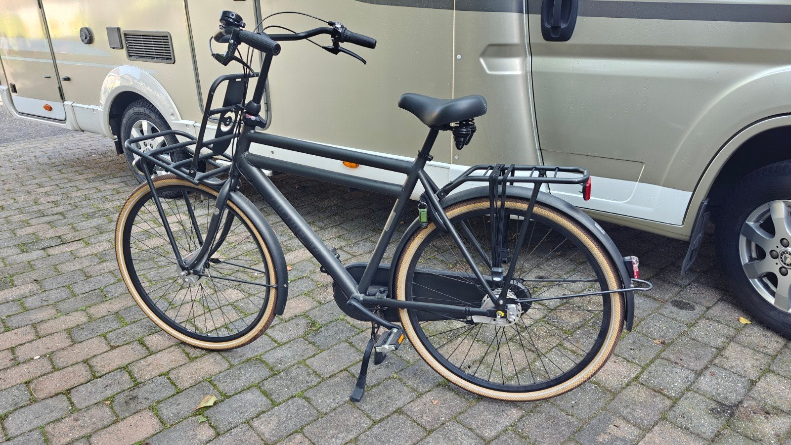 Cortina stevige transportfiets met voor- en achterdrager, Gebruikt, Versnellingen, Ophalen, Overige merken