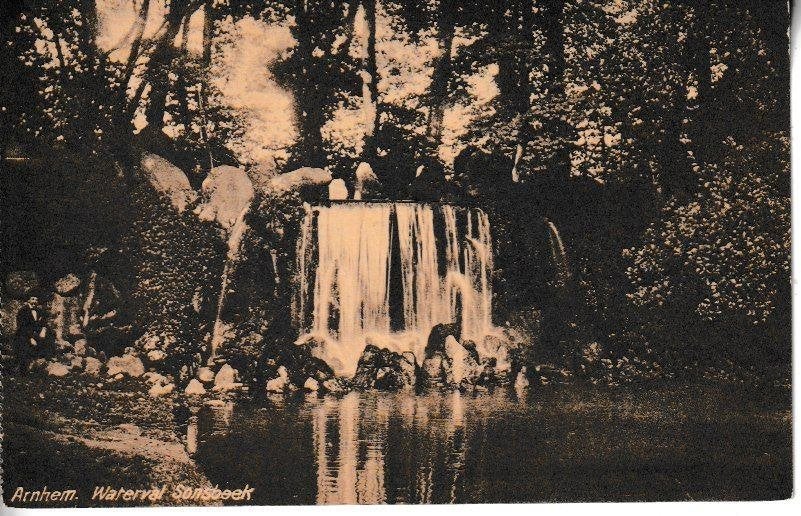 ARNHEM-SONSBEEK - WATERVAL, Ophalen of Verzenden, 1920 tot 1940, Gelopen, Gelderland
