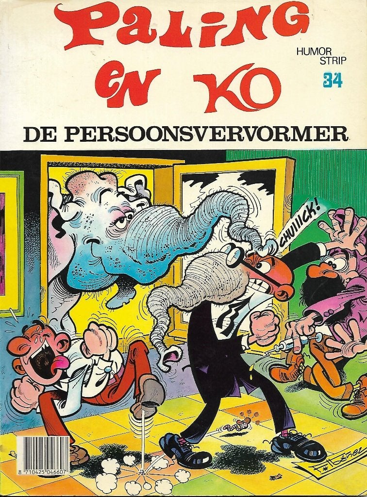 Paling en Ko - Nr. 34: De persoonsvervormer, Eén stripboek, Ophalen of Verzenden, Gelezen