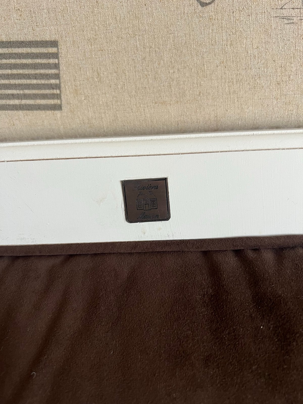 Riviera Maison groot The World Traveller Board, Ophalen, Hout, Wit, Landelijk