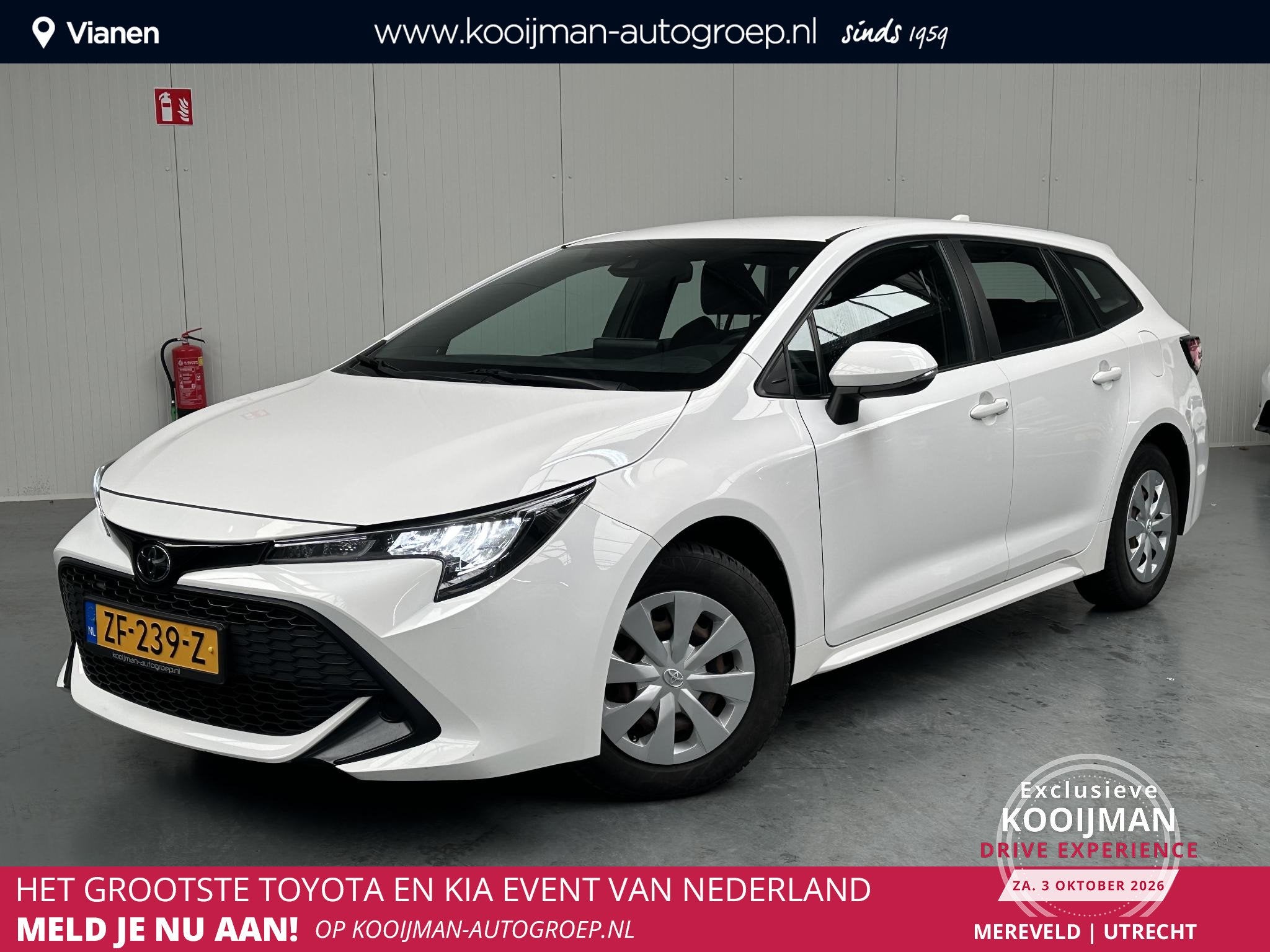 Toyota Corolla Touring Sports 1.2 Turbo Comfort, Voorwielaandrijving, 4 cilinders, Wit, Origineel Nederlands