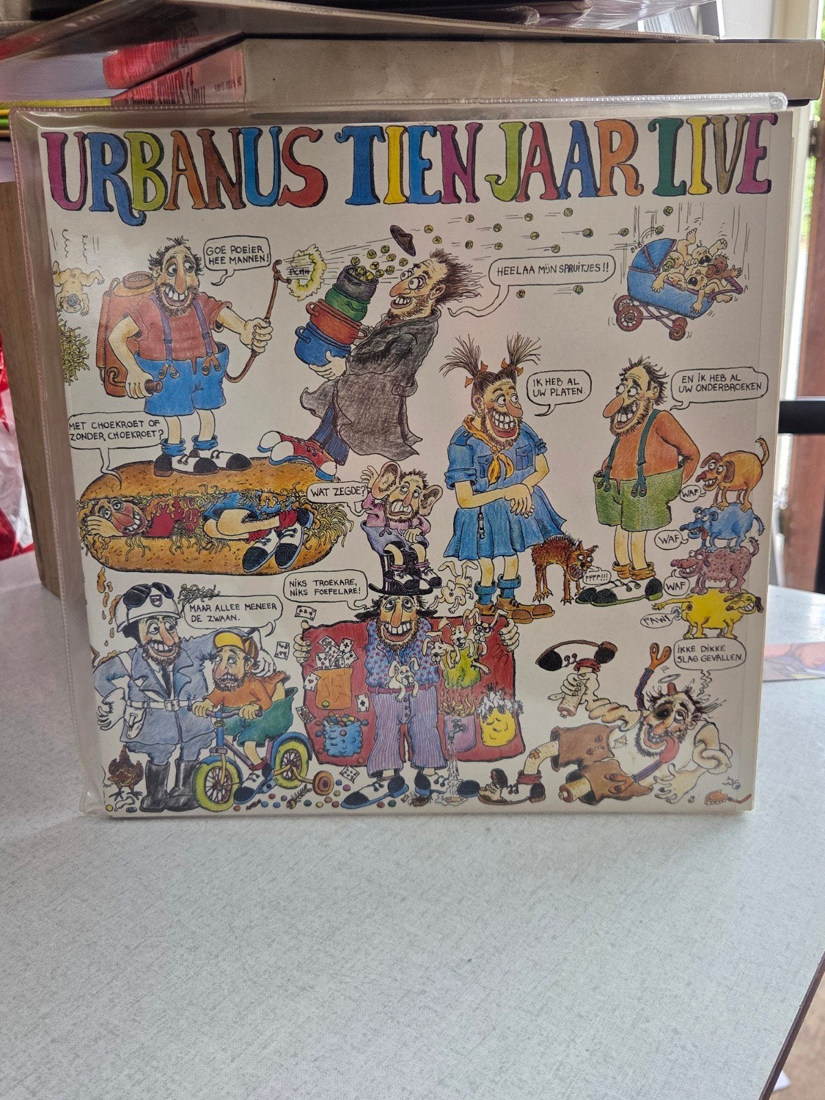 Urbanus Tien Jaar Live - Dubbel LP, Complilatie, Ophalen of Verzenden, Gebruikt, 12 inch