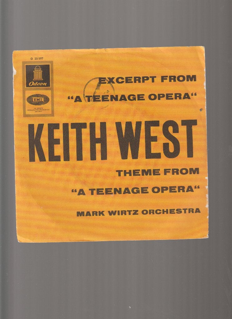 KEITH WEST  --  EXCERPT  FROM  A  TEENAGE  OPERA, Cd's en Dvd's, Vinyl Singles, Nieuw in verpakking, Pop, Fotohoes, Originele persing