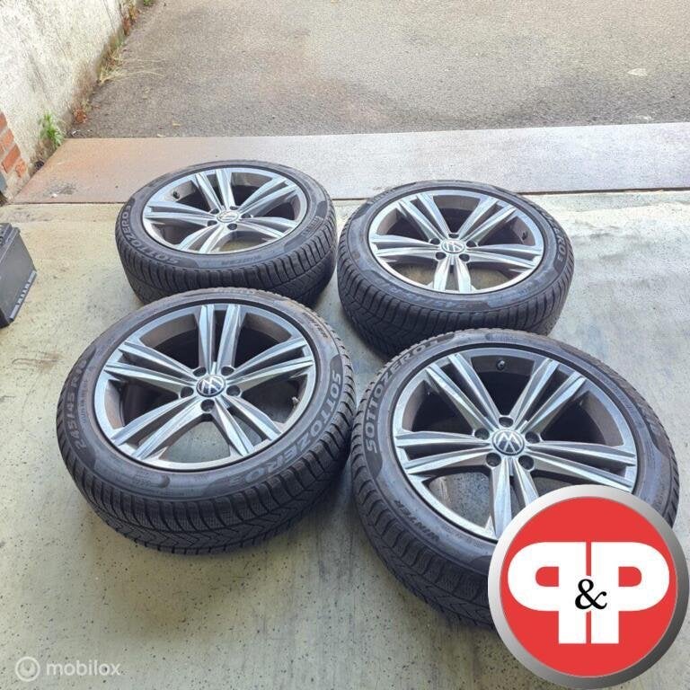 Origineel 18 Inch VW arteon Velgen met winterbanden, Auto-onderdelen