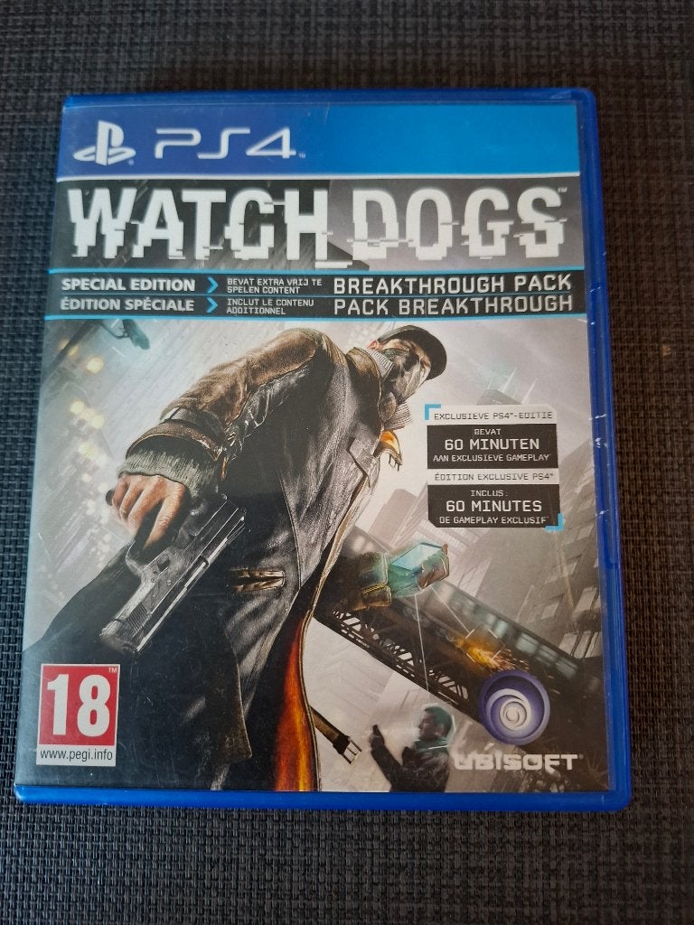 Watch Dogs (Playstation 4), Avontuur en Actie, Online, Vanaf 18 jaar, 1 speler