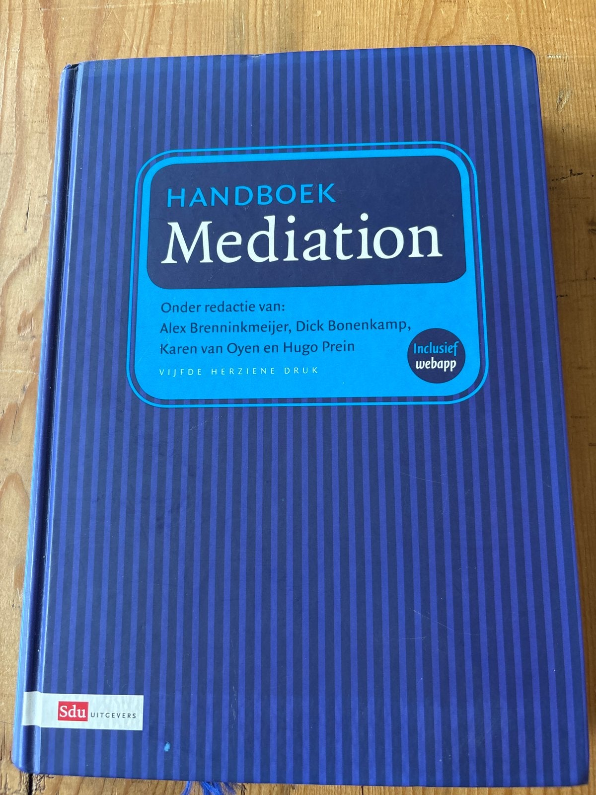 Handboek Mediation - Vijfde Herzien Druk (Inclusief Webapp), Ophalen, Gamma, Zo goed als nieuw, HBO