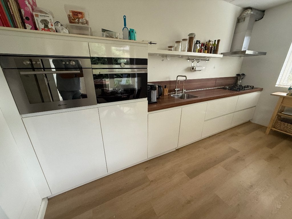 Brugman keuken uit 2012 - Wit, compleet met apparatuur, Huis en Inrichting, Ophalen, Gebruikt, Wit, Enkelwandige keuken
