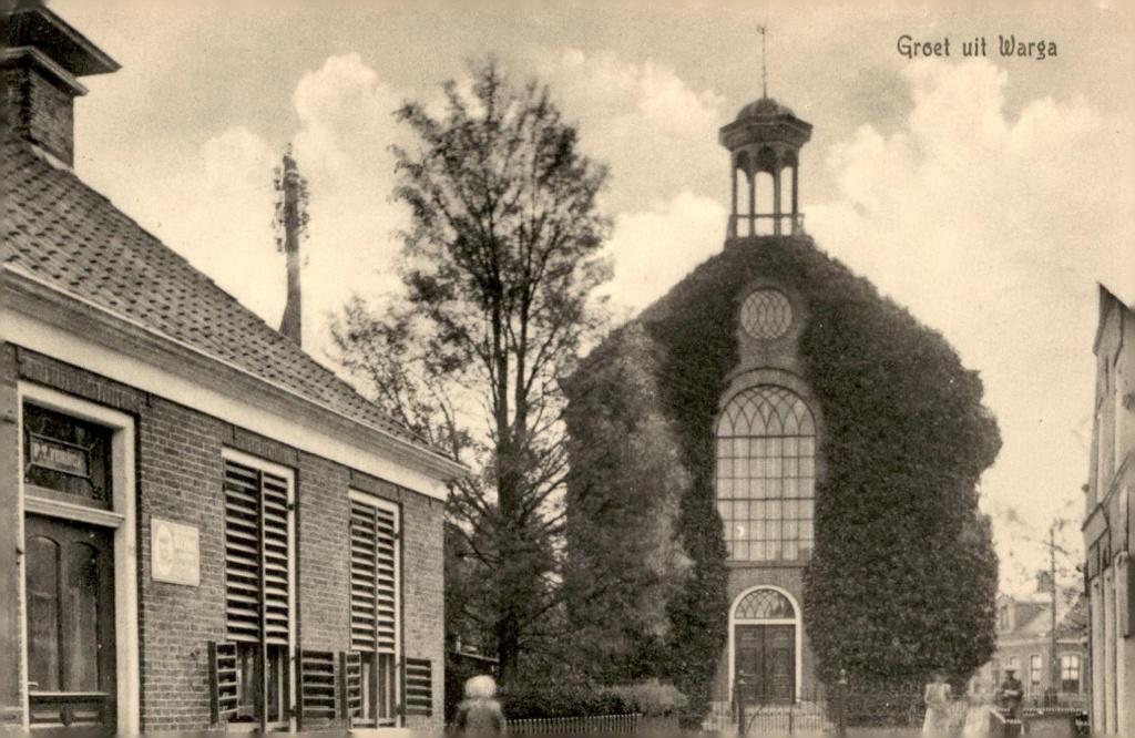 Warga Dorpsgezicht bij de Kerk # 187, Verzenden, Voor 1920, Ongelopen, Friesland