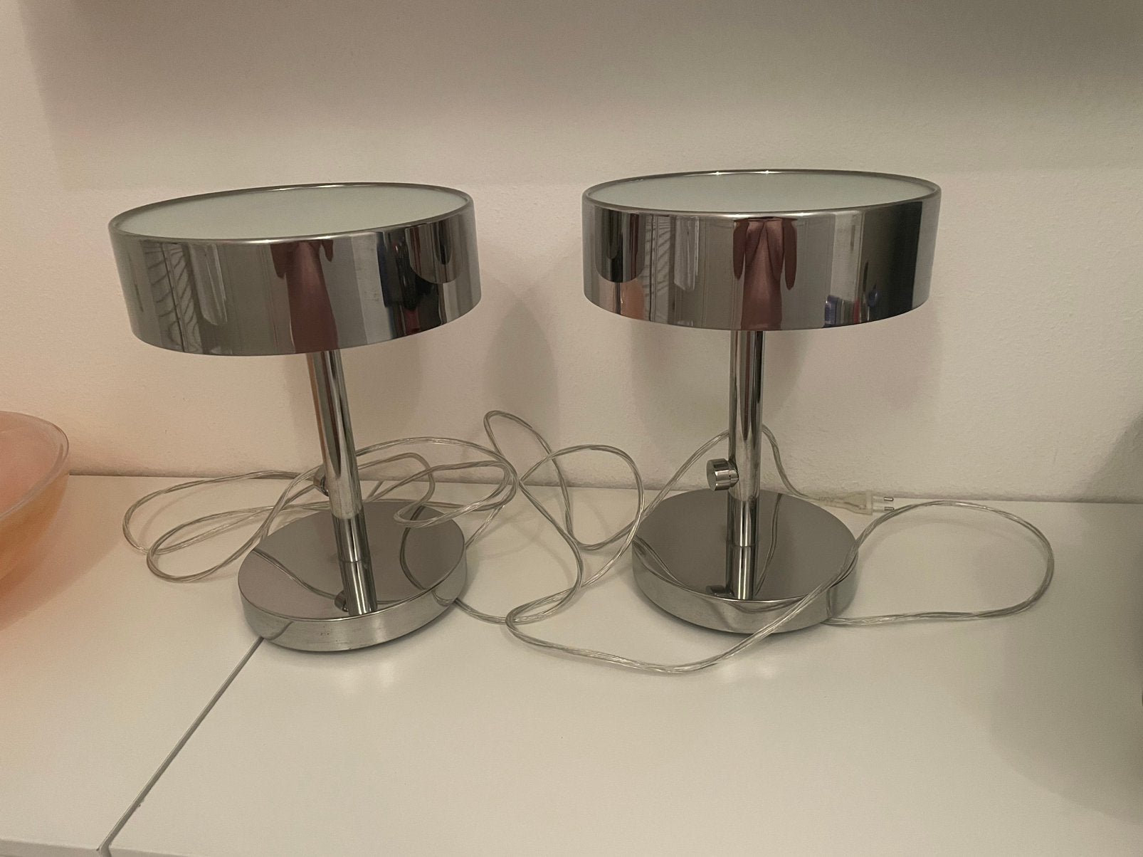 Ikea Stockholm tafellampen 2x plus staande lamp, Ophalen, Dimbaar, Vintage, Zo goed als nieuw