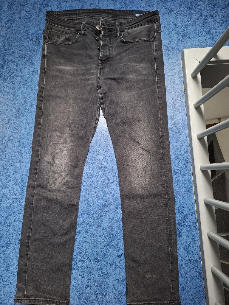 heren jeans mt.34/lengte 34 izgs, Zwart, Refill, Ophalen of Verzenden, Zo goed als nieuw
