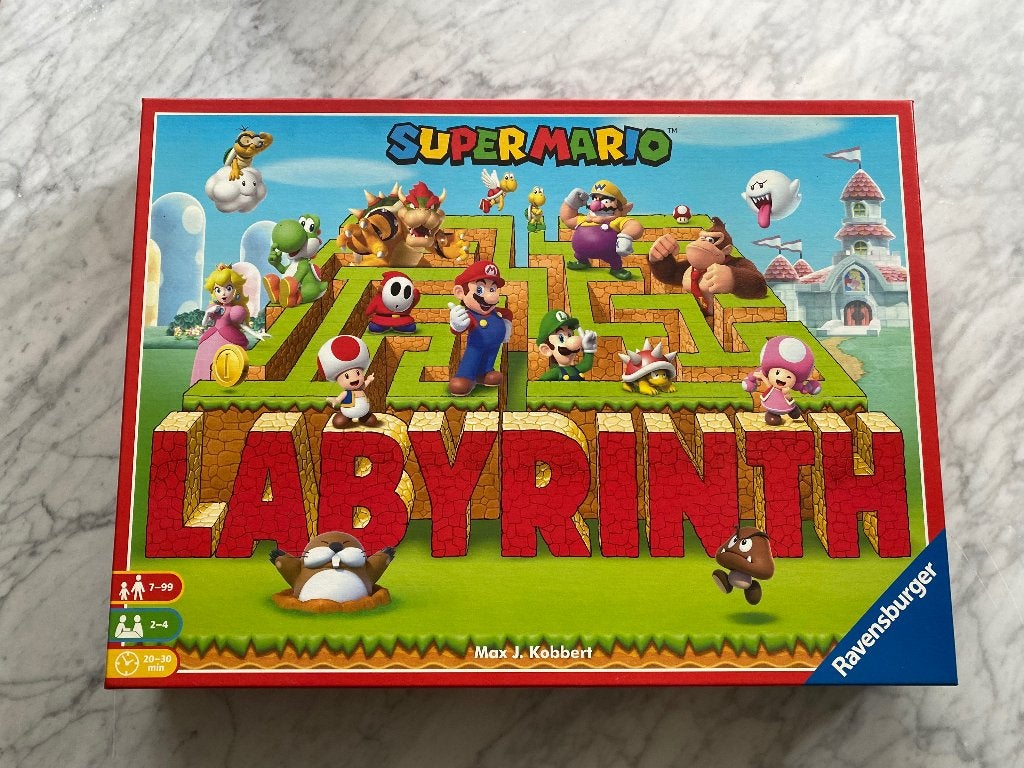 Bordspel Super Mario Labyrinth, Een of twee spelers, Ophalen of Verzenden, Nieuw, Ravensburger