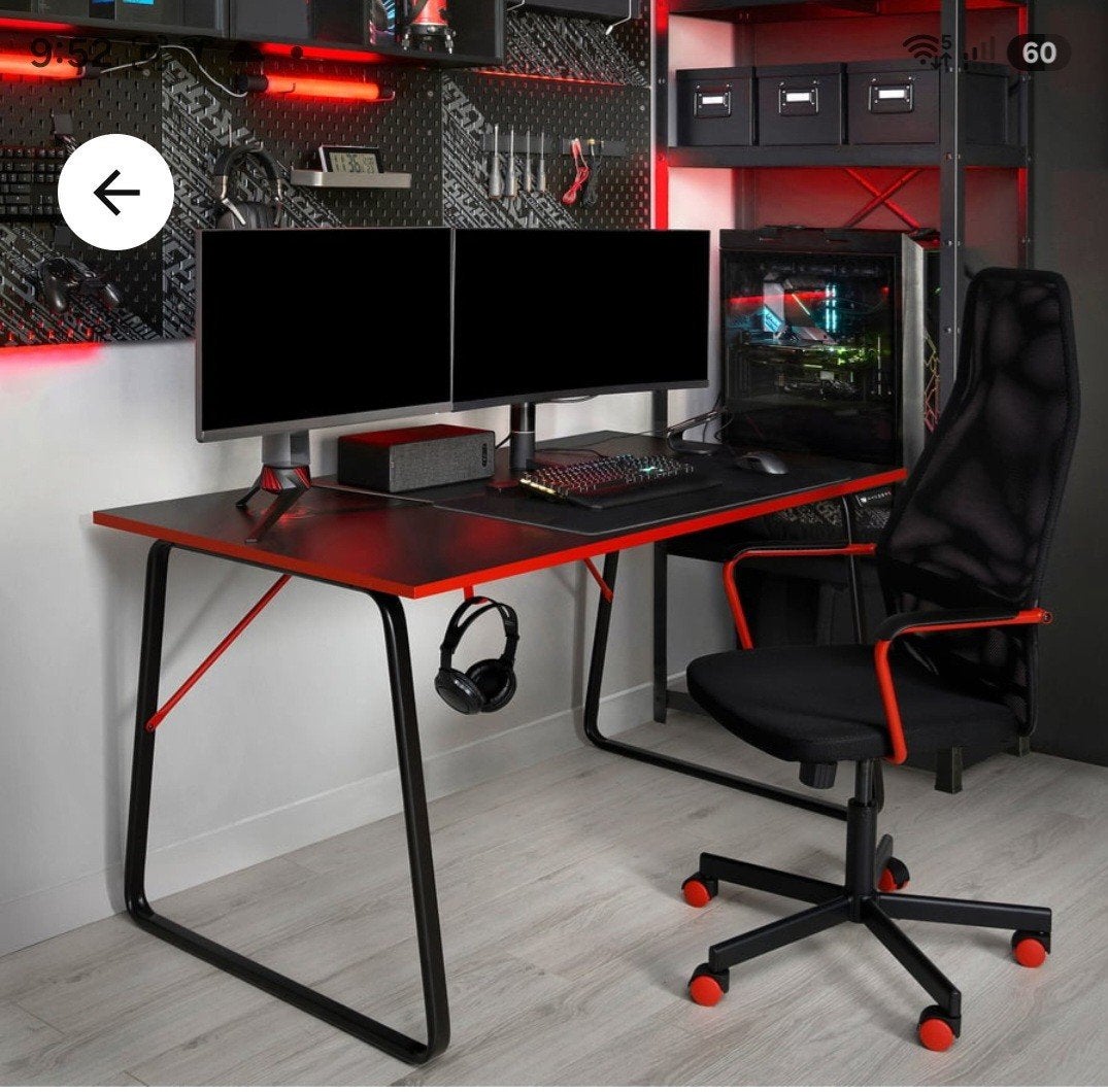 Nieuwe IKEA HUVUDSPELARE gamingtafel, ongeopend, Ophalen, 100 tot 150 cm, Nieuw, 50 tot 100 cm