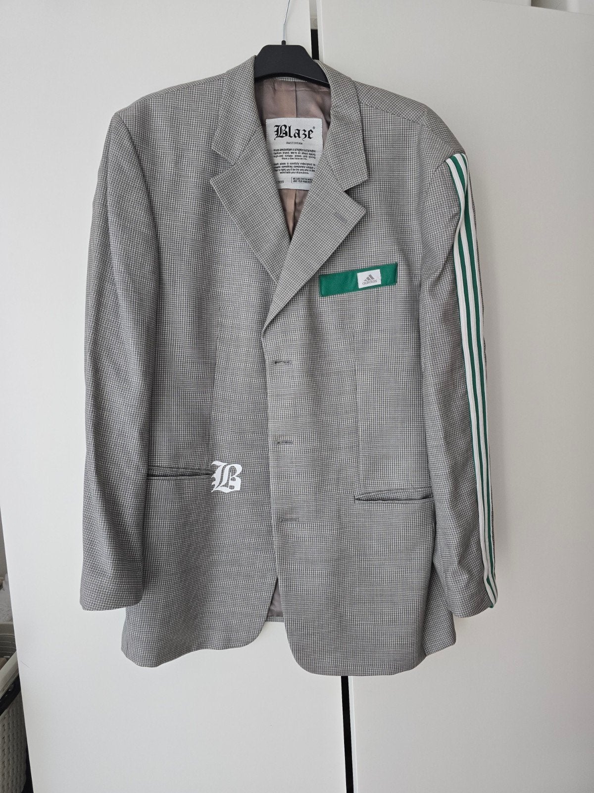 blazer Blaze x Adidas  van het premium merk Blaze Amsterdam, Ophalen of Verzenden, Zo goed als nieuw, Groen