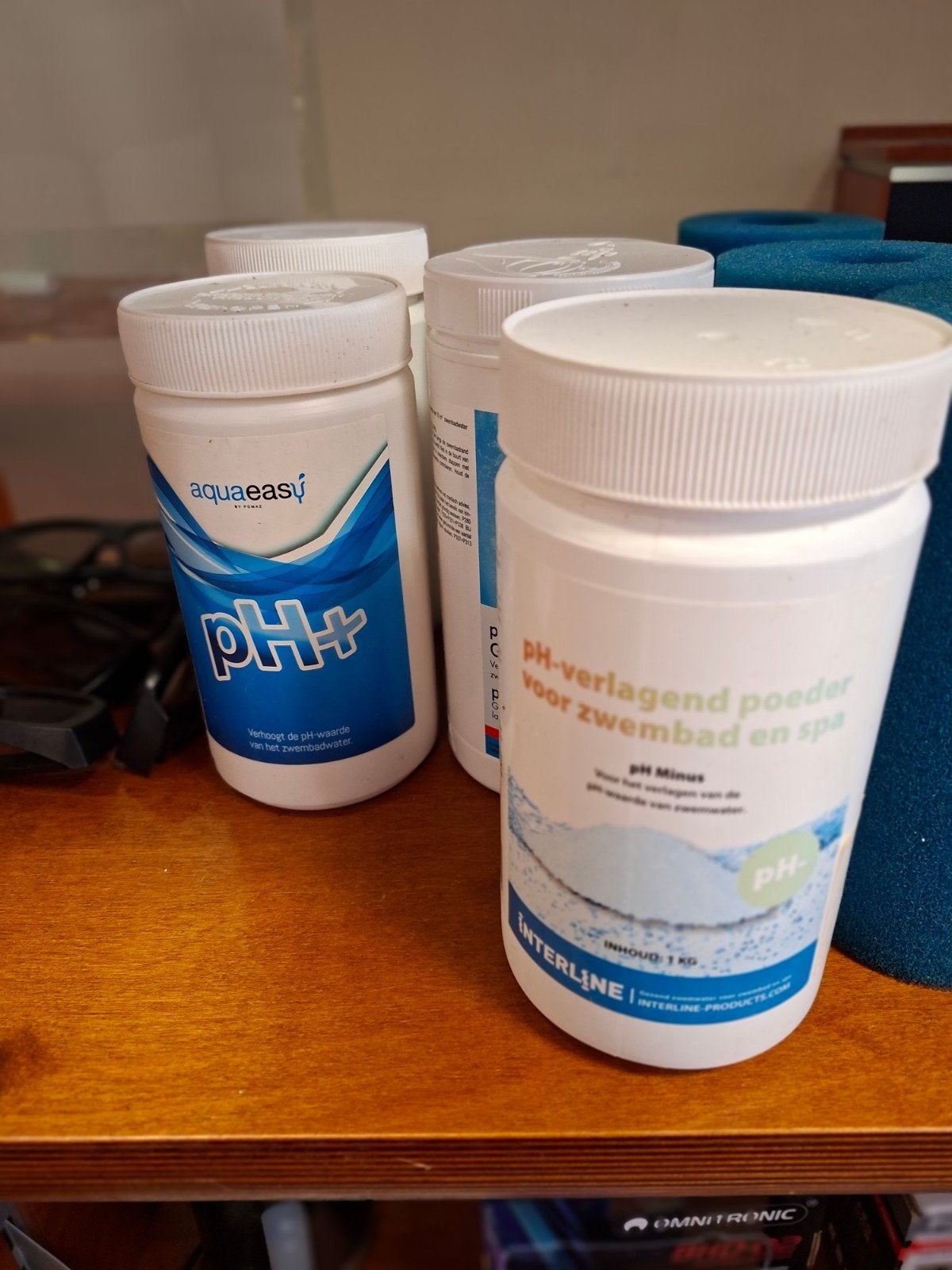 pH-regelaar voor zwembad en spa (pH+ en pH-), Tuin en Terras, Zwembad-toebehoren, Ophalen of Verzenden, Zo goed als nieuw, Reinigingsmiddel
