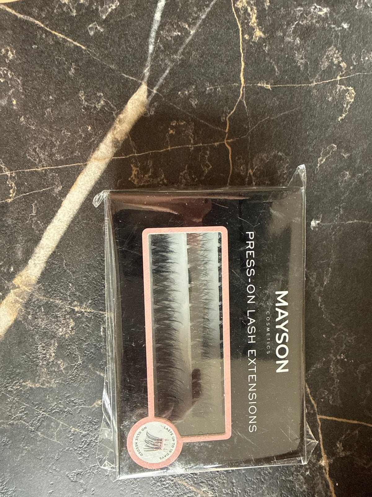 Mayson Cosmetics Press-On Lash Extensions - Wispy Lash, Ogen, Zwart, Nieuw, Ophalen of Verzenden