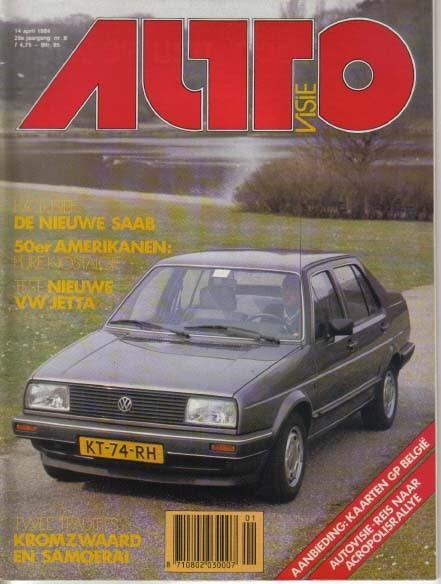 Autovisie 8 1984 : Reliant Scimitar - Nissan 300ZX - Saab, Ophalen of Verzenden, Gelezen, Algemeen