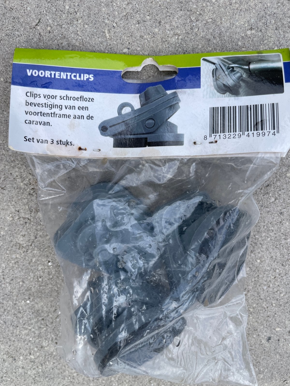 Voortentclips nieuw schroefloos van voortentframe, Ophalen of Verzenden, Nieuw
