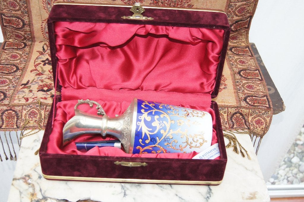 Katuhya    Karaf met zilverkleurige ornamenten, Ophalen of Verzenden