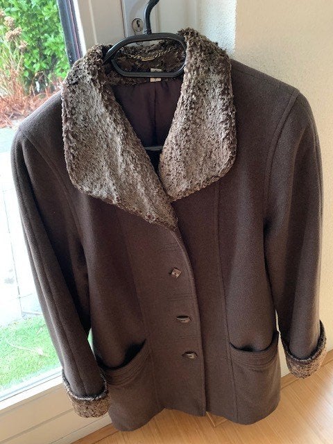 t.k. bruine Cashmere dames winterjas, Bruin, Köhler en Krenzen, Ophalen of Verzenden, Zo goed als nieuw