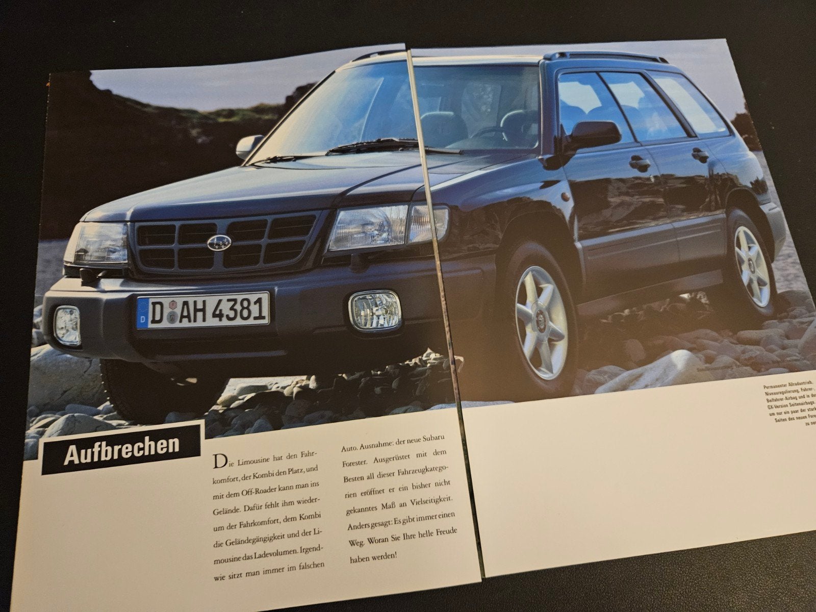 Brochure Subaru Forester 1998, Ophalen of Verzenden, Zo goed als nieuw, Overige merken