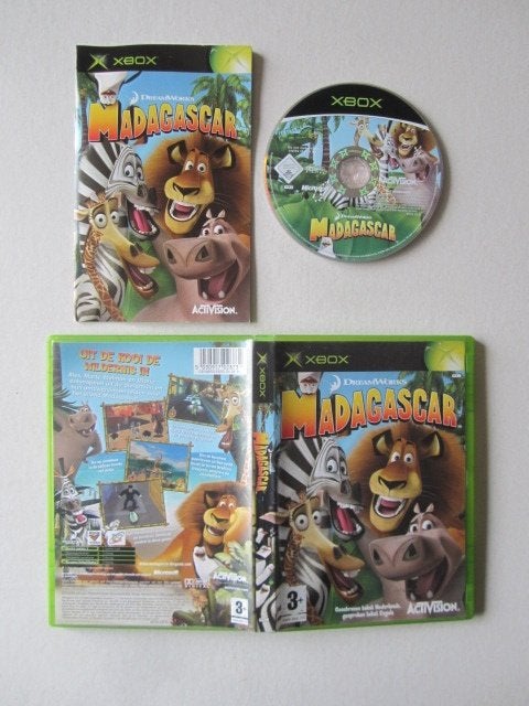 Madagascar Xbox, Spelcomputers en Games, Games | Xbox Original, Gebruikt, 1 speler, Ophalen of Verzenden, Vanaf 3 jaar