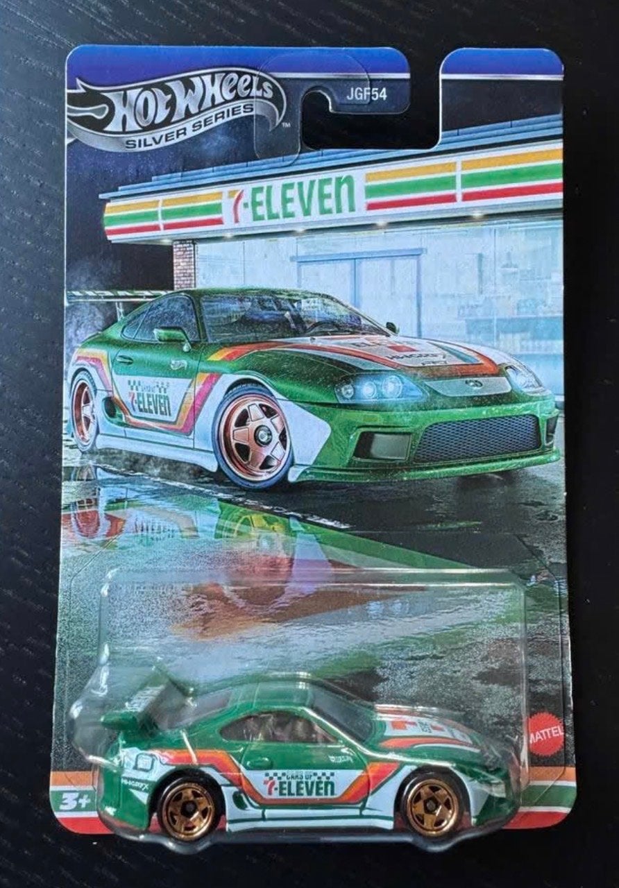Hot Wheels Silver Series 7-Eleven Toyota Supra JGF54, Ophalen of Verzenden, Nieuw, Auto
