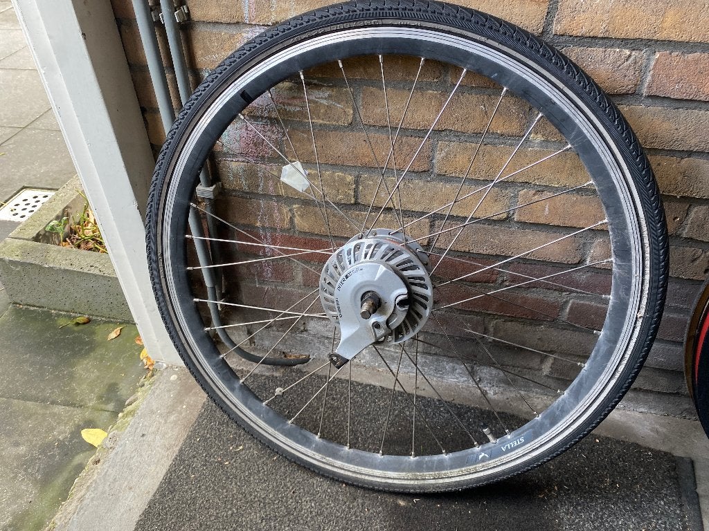 Achterwiel met nuvinci n360 naaf, Gebruikt, Nuvinci, Aluminium, Ophalen